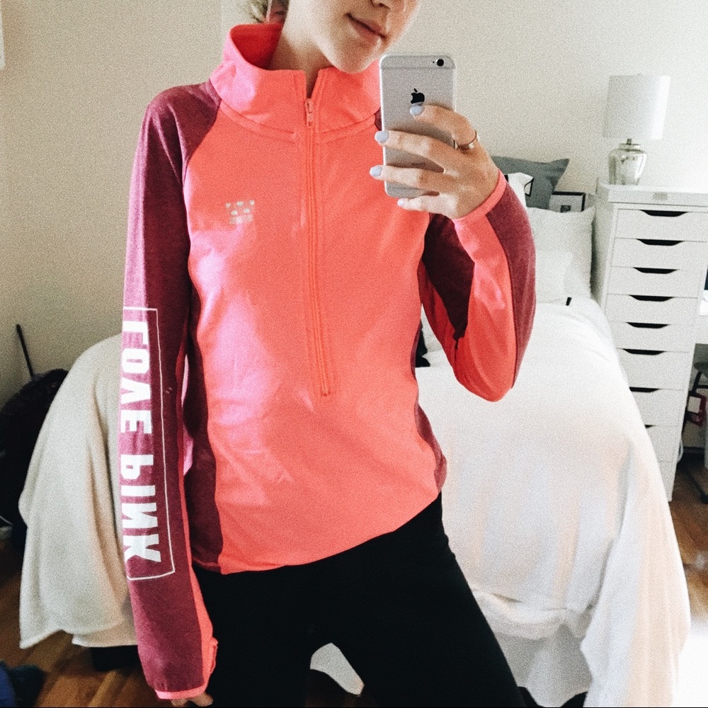 PINK quarter zip